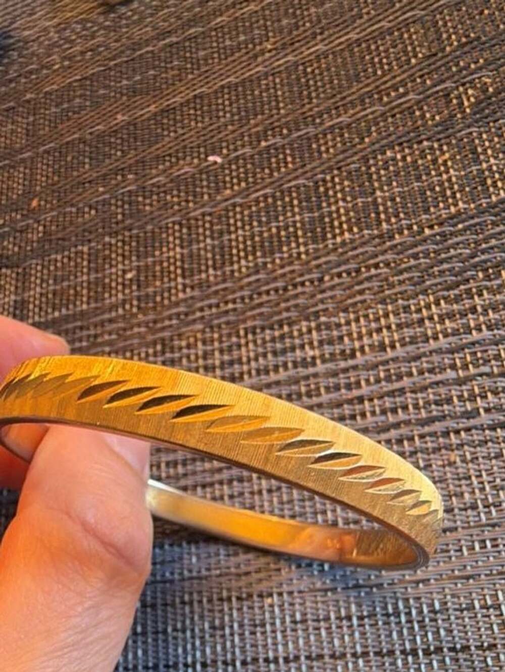 Monet Gold Plated Bangle Bracelet
